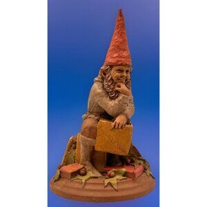 Tom Clark Gnome CURTIS Figurine #88 Books Thinker Pose Scholar College Student